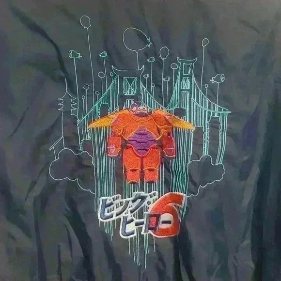 Disney Jackets & Blazers - Disney Big Hero Six Bomber Jacket Size Medium